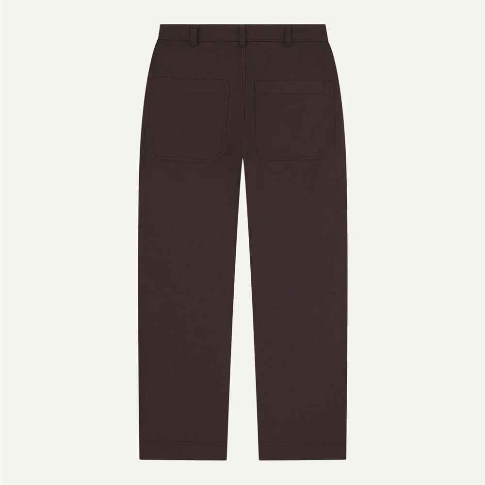 #5016 drill commuter pants - dark plum